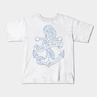 Vintage Anchor Tattoo Kids T-Shirt